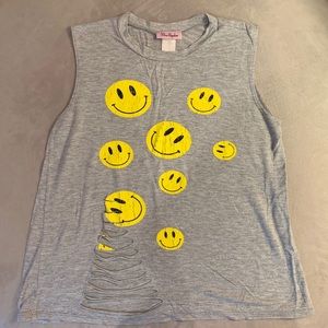 Miss Popular Girls Grey Tank top